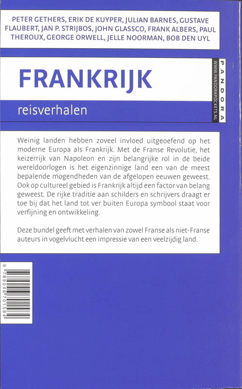 Achterkant van Frankrijk reisverhalen