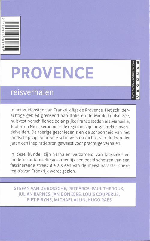 Achterkant van De Provence