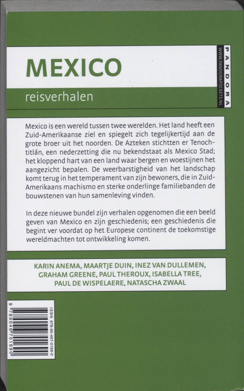Achterkant van Mexico reisverhalen