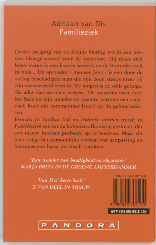 Achterkant van Familieziek
