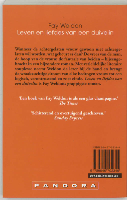 Achterkant van Leven en liefdes van een duivelin