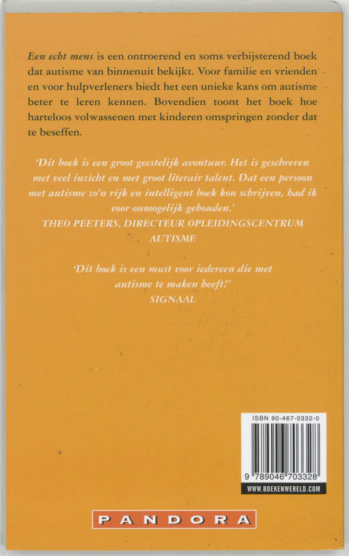 Achterkant van Een echt mens