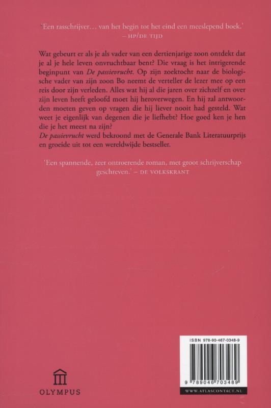 Achterkant van De passievrucht