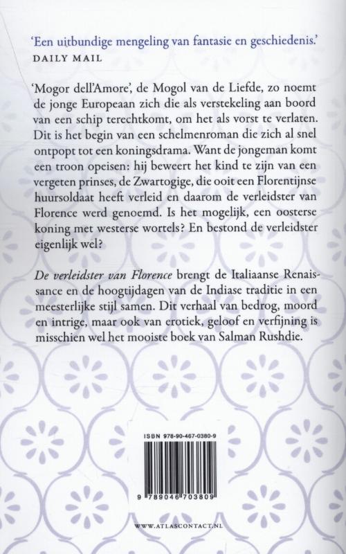 Achterkant van De verleidster van Florence