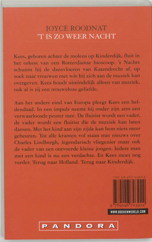 Achterkant van 't Is zo weer nacht