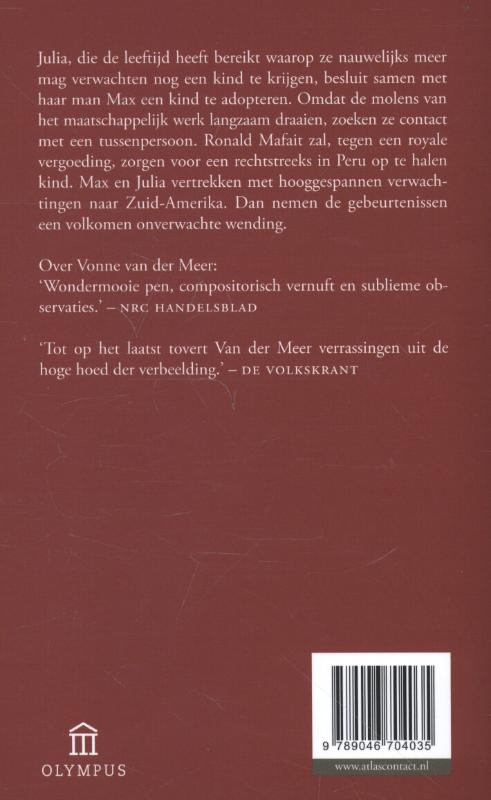 Achterkant van De reis naar het kind