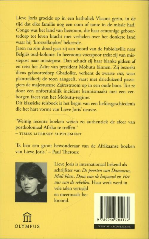 Achterkant van Terug naar Congo