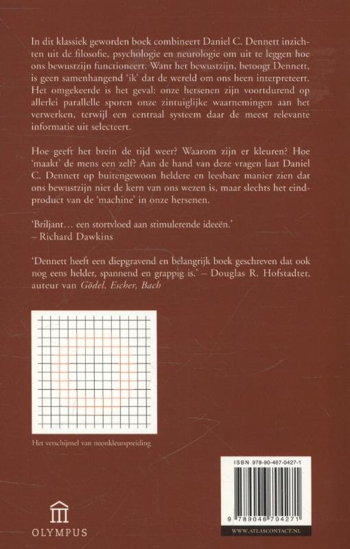 Achterkant van Het bewustzijn verklaard