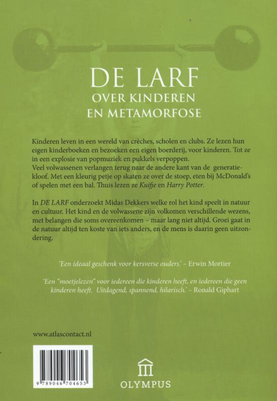 Achterkant van De larf