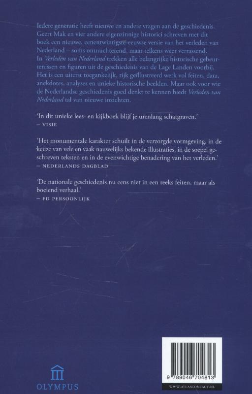 Achterkant van Verleden van Nederland