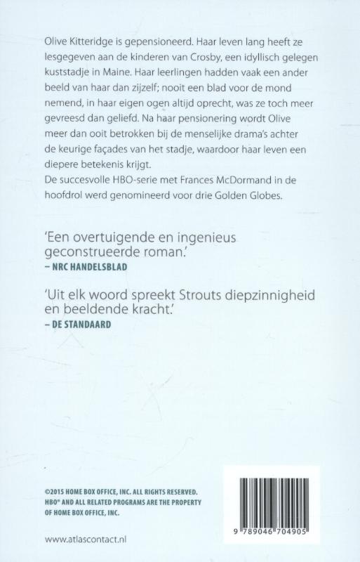 Achterkant van Olive Kitteridge