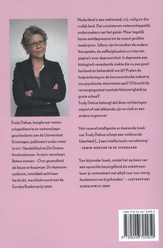 Achterkant van De depressie-epidemie