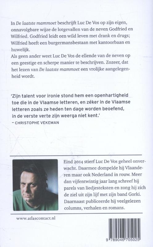 Achterkant van De laatste mammoet
