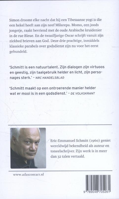 Achterkant van Milarepa, Meneer Ibrahim en de bloemen van de Koran, Oscar en oma rozerood