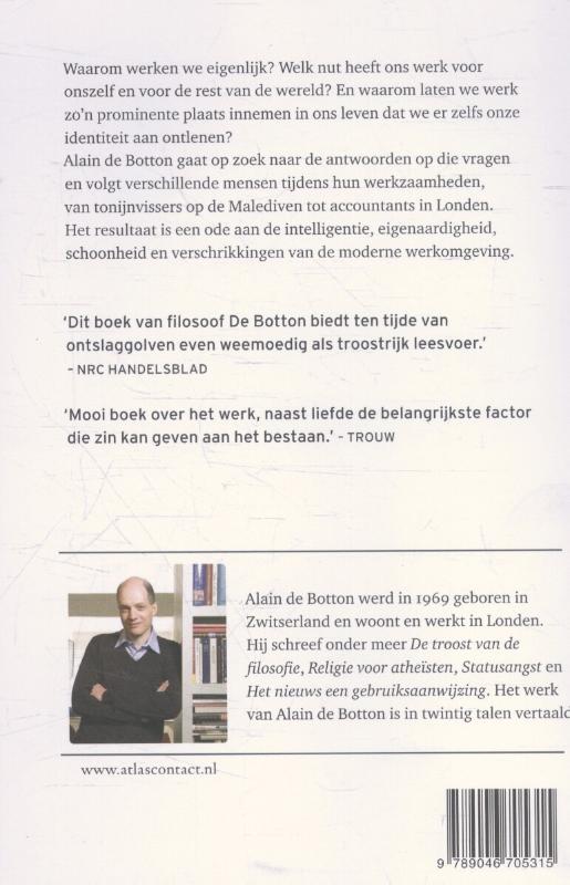 Achterkant van Een ode aan de arbeid