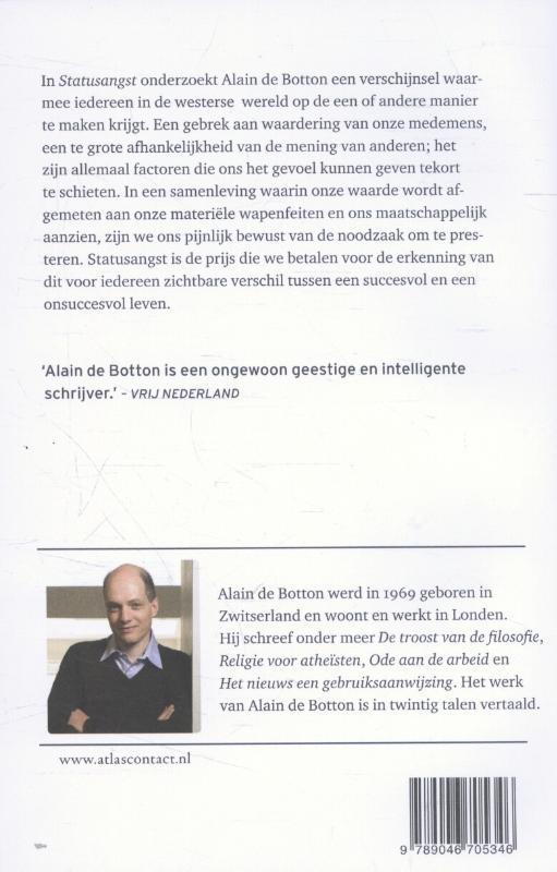 Achterkant van Statusangst