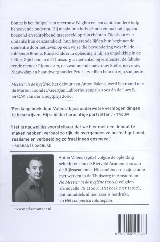 Achterkant van Meester in de hygiëne