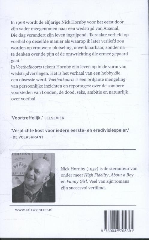 Achterkant van Voetbalkoorts