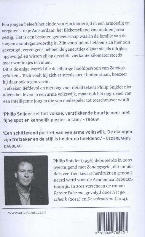 Achterkant van Zondagsgeld