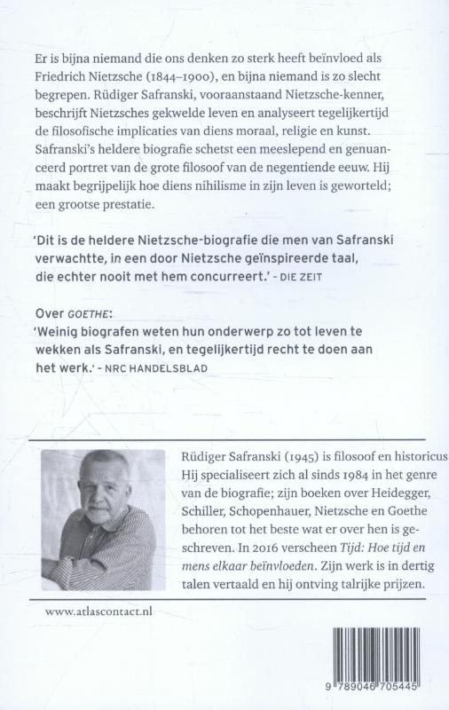 Achterkant van Nietzsche