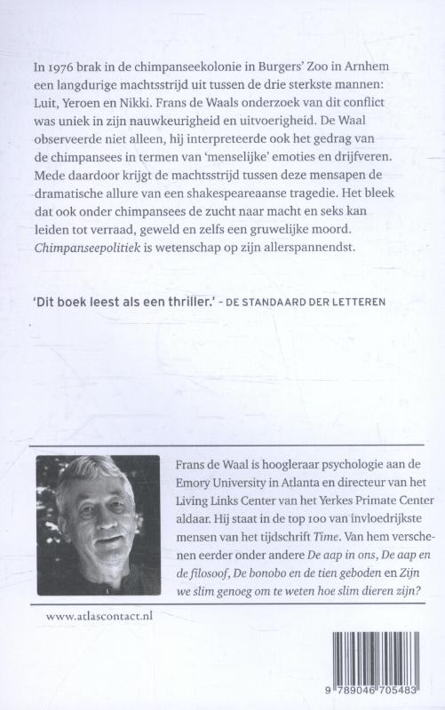 Achterkant van Chimpanseepolitiek