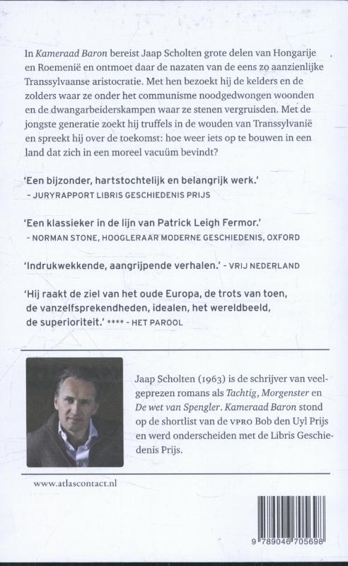 Achterkant van Kameraad Baron