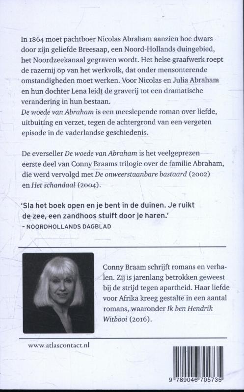 Achterkant van De woede van Abraham