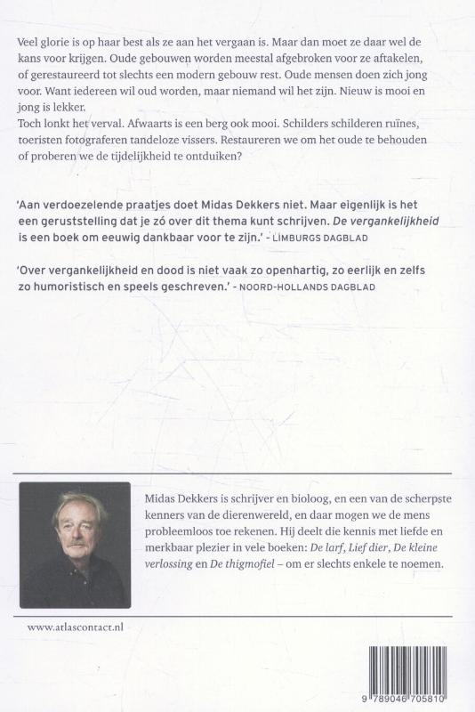 Achterkant van De Vergankelijkheid