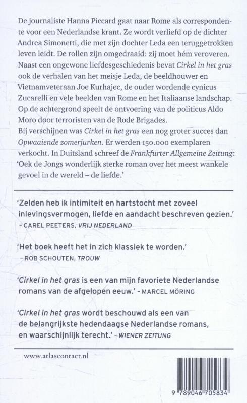 Achterkant van Cirkel in het gras