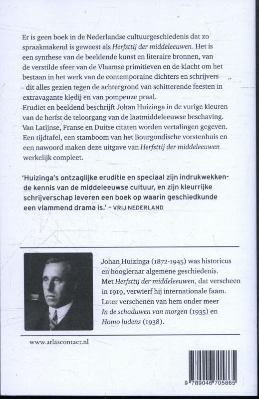 Achterkant van Herfsttij der Middeleeuwen