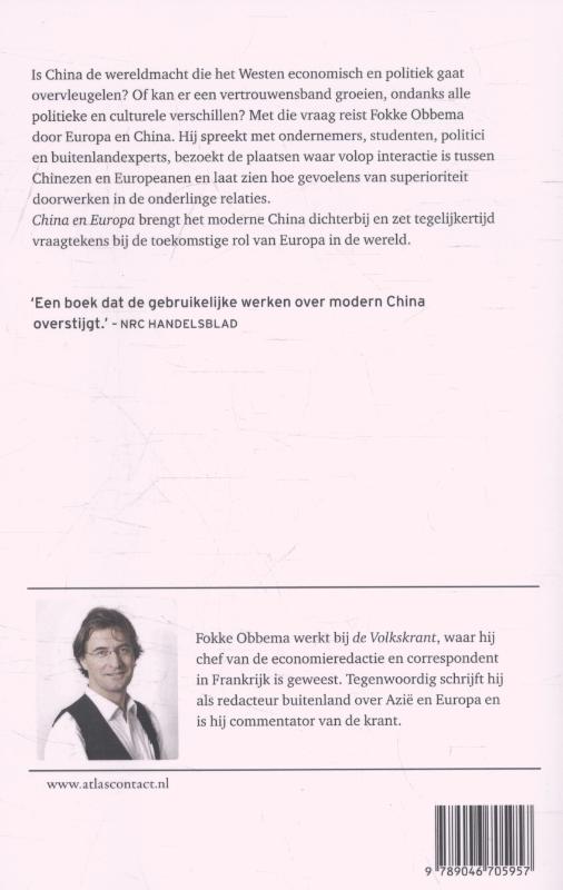 Achterkant van China en Europa