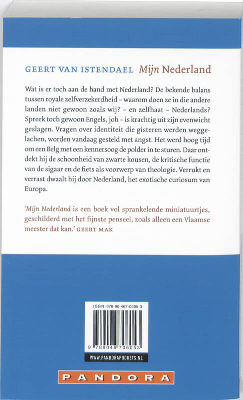 Achterkant van Mijn Nederland