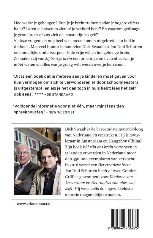 Achterkant van Jij bent je brein