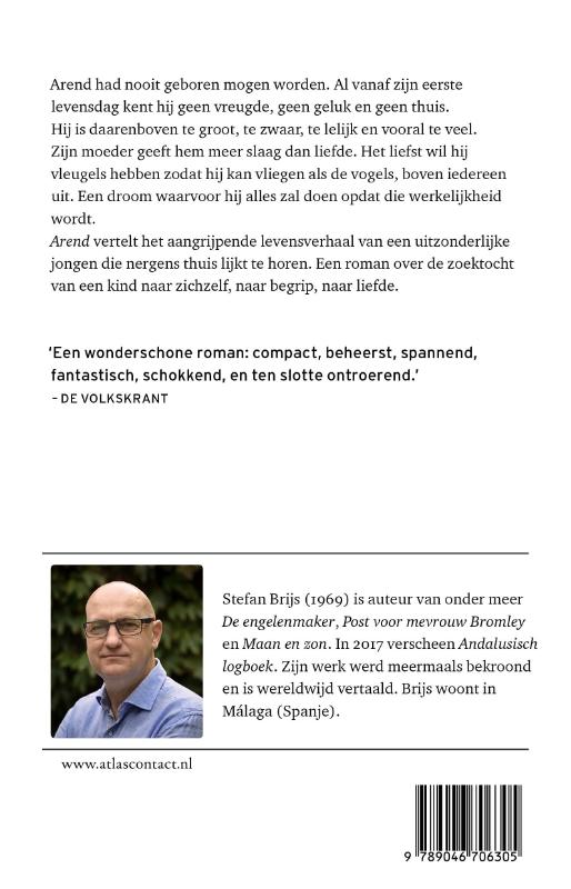 Achterkant van Arend