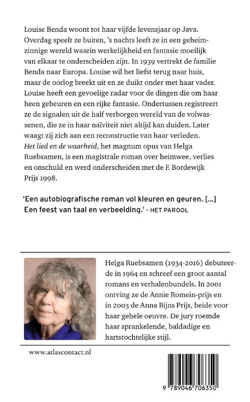 Achterkant van Het lied en de waarheid