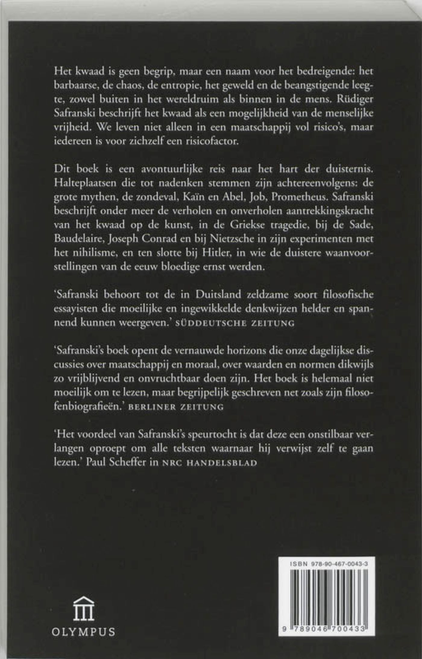Achterkant van Het kwaad
