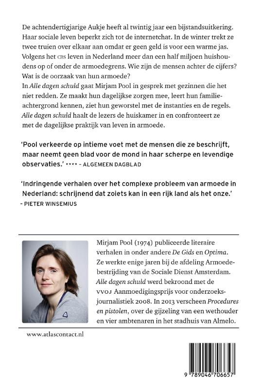 Achterkant van Alle dagen schuld