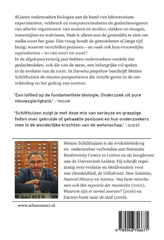 Achterkant van Darwins peepshow