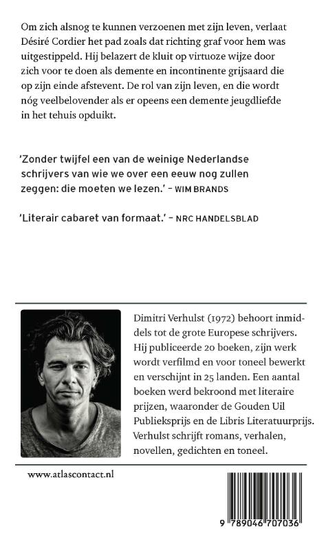 Achterkant van De laatkomer