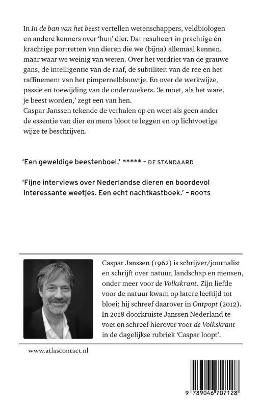 Achterkant van In de ban van het beest