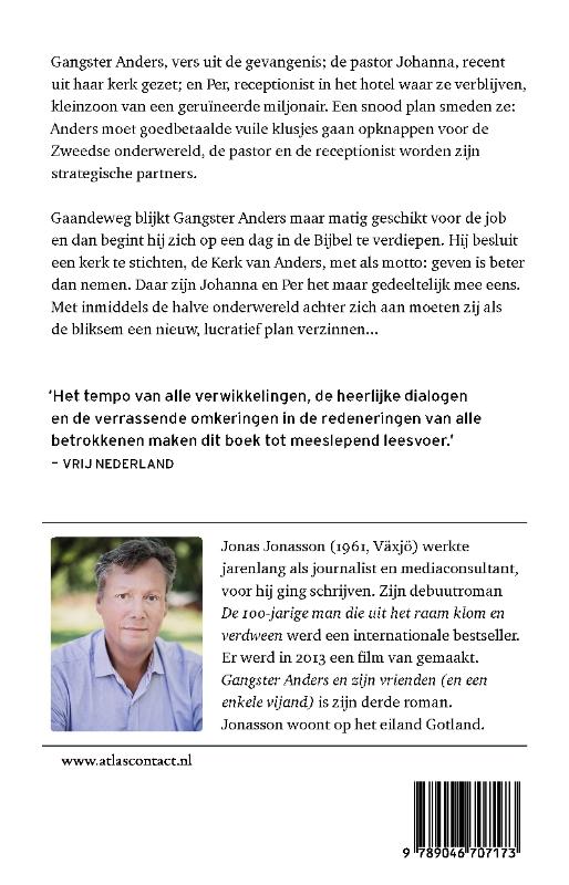 Achterkant van Gangster Anders en zijn vrienden