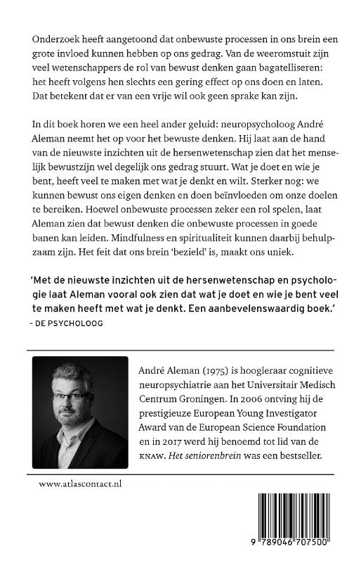 Achterkant van Je brein de baas