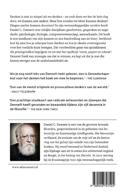 Achterkant van Gereedschapskist voor het denken