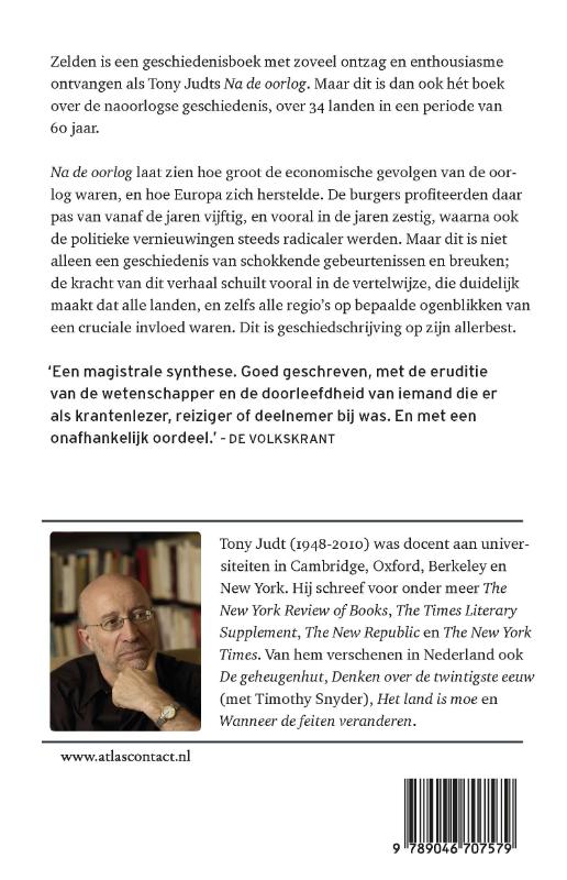 Achterkant van Na de oorlog