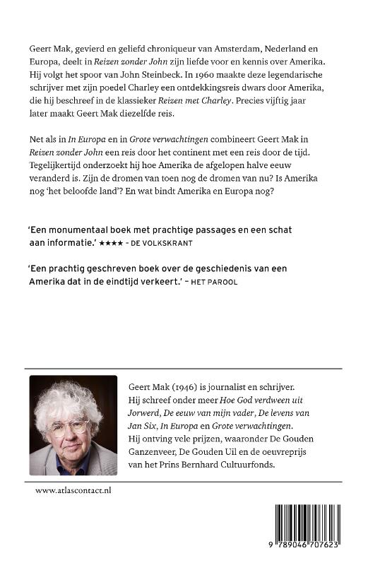 Achterkant van Reizen zonder John