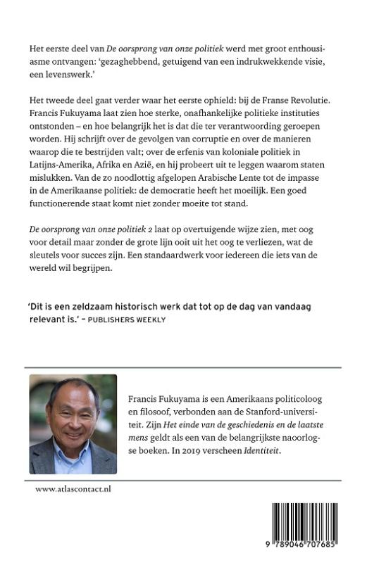 Achterkant van De oorsprong van onze politiek, deel 2