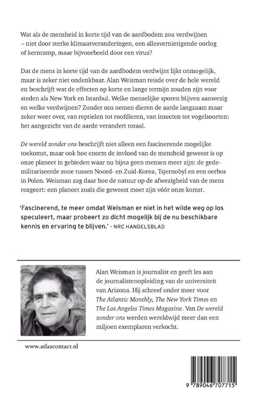 Achterkant van De wereld zonder ons