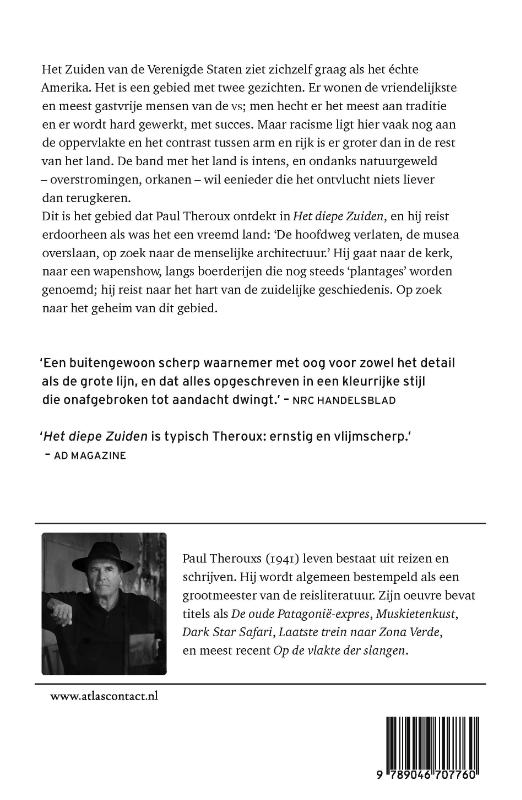 Achterkant van Het diepe Zuiden