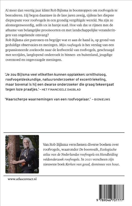Achterkant van Mijn roofvogels