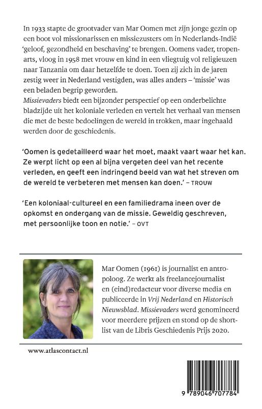 Achterkant van Missievaders